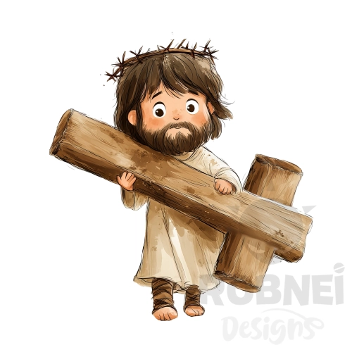 Jesus cargando la cruz 2